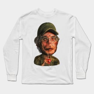 Stephen King the master of horror, drinking mate Long Sleeve T-Shirt